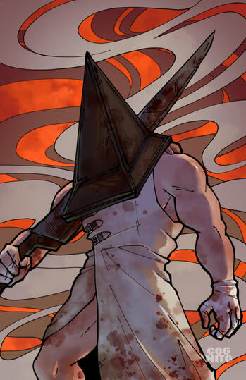 Pyramidhead fanart (2023)