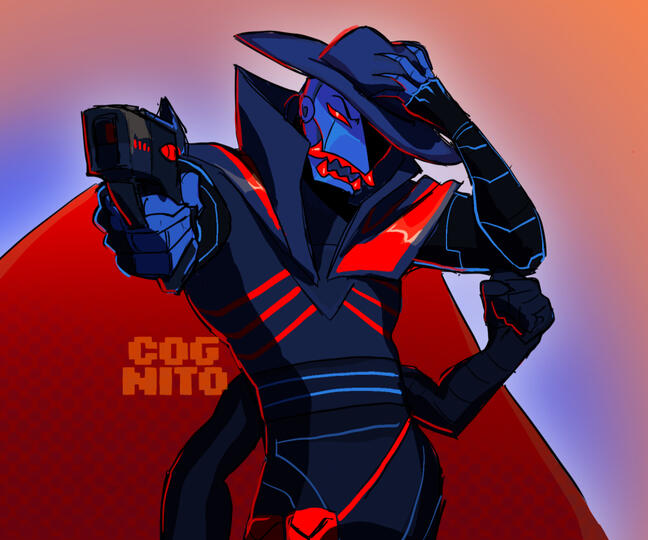 Artfight attack for CyboticTwist (2021)