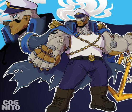 Capstan, done for Super Ultra King of Brawlers Zine (2021)